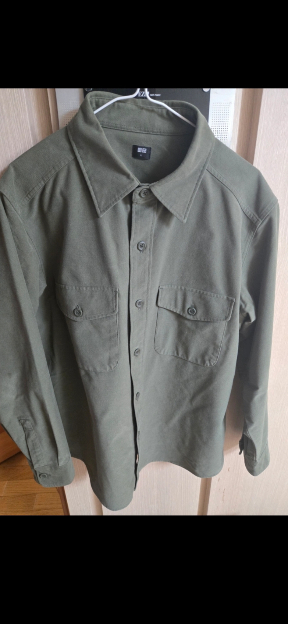 유니클로 셔츠자켓 워크자켓 매장정품