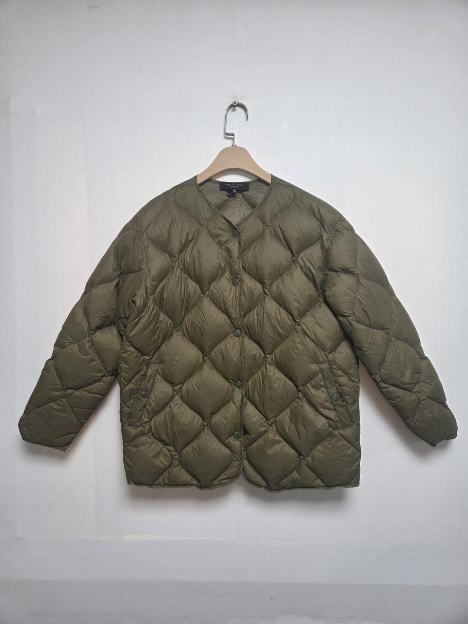  랙앤본 여성 루디 덕다운 퀄팅 자켓 카키(S) 