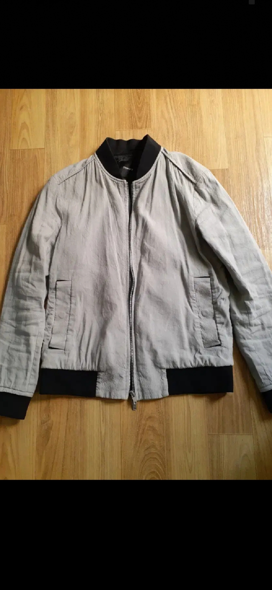 띠어리 블루종 점퍼 자켓 매장정품