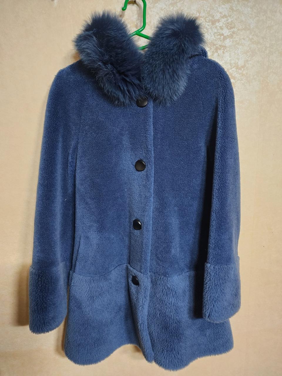 사가폭스 양모 롱코트