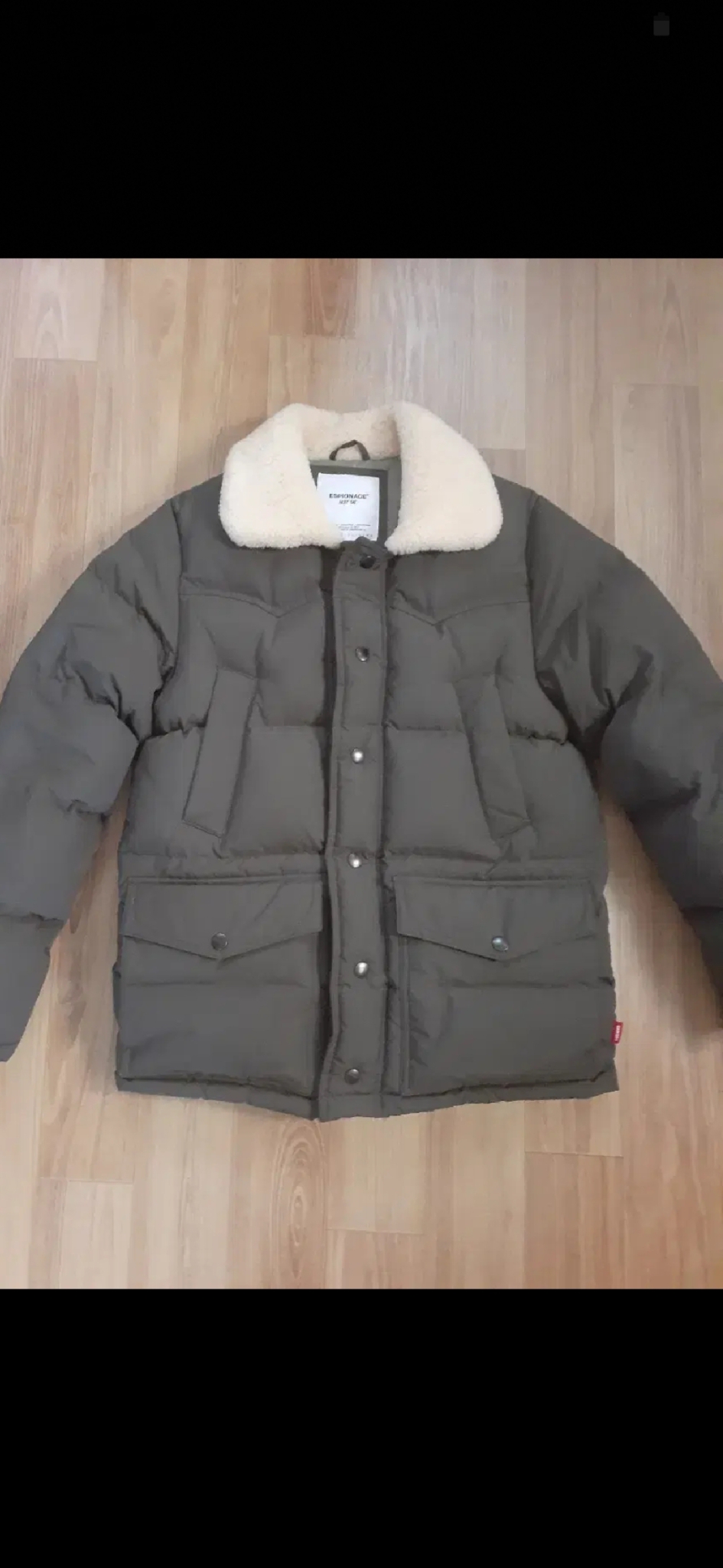 에에스피오나지 블루종 패딩 매장정품