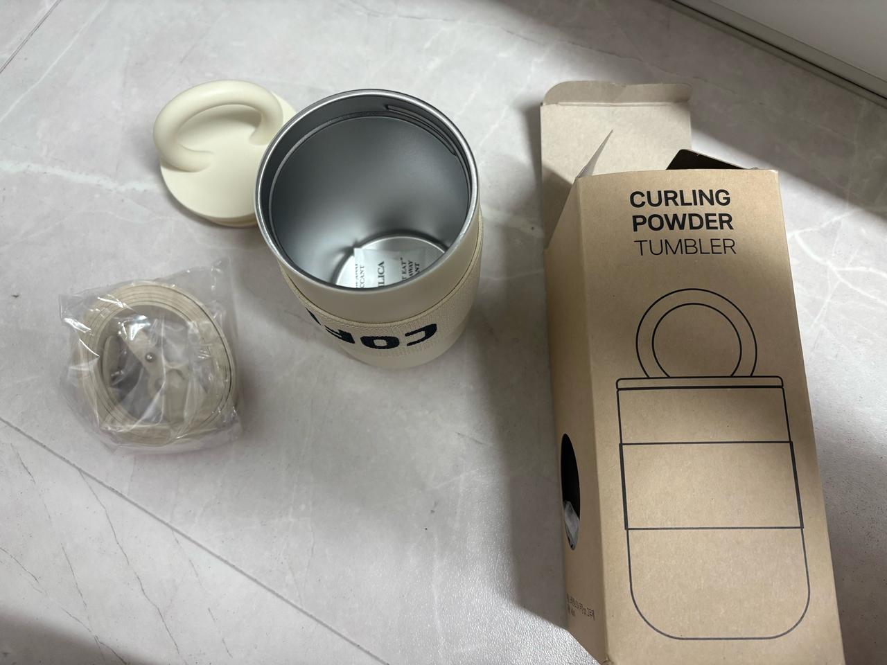 컬링 파우더 텀블러