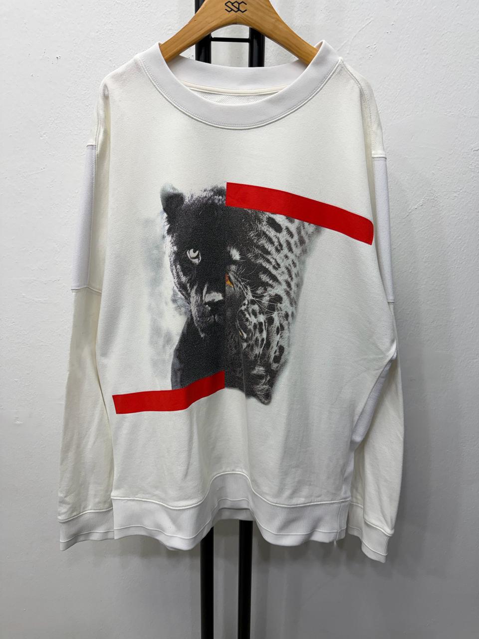 정품) 시스템옴므 한섬 20ss 오버핏 프린팅 맨투맨 100