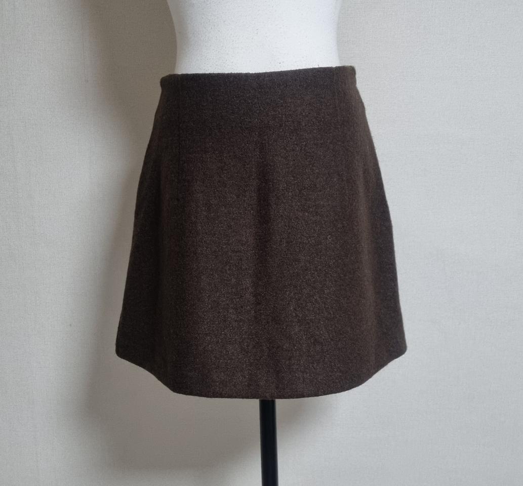 S132 브라운모직미니스커트66