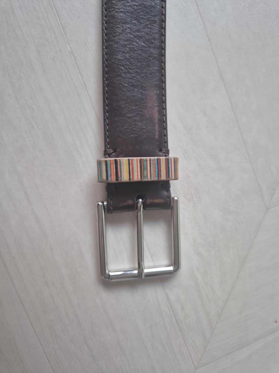 폴스미스 브라운 가죽 벨트