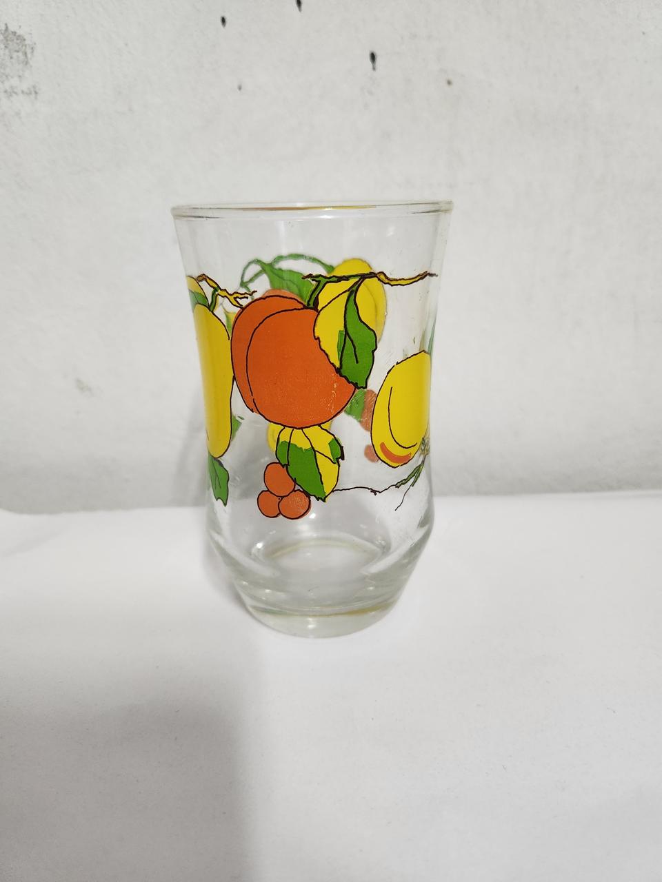 레트로컵  모과 유리컵