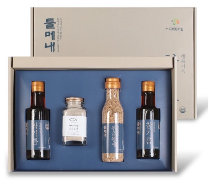 들메네 참기름4종 세트 무료배송