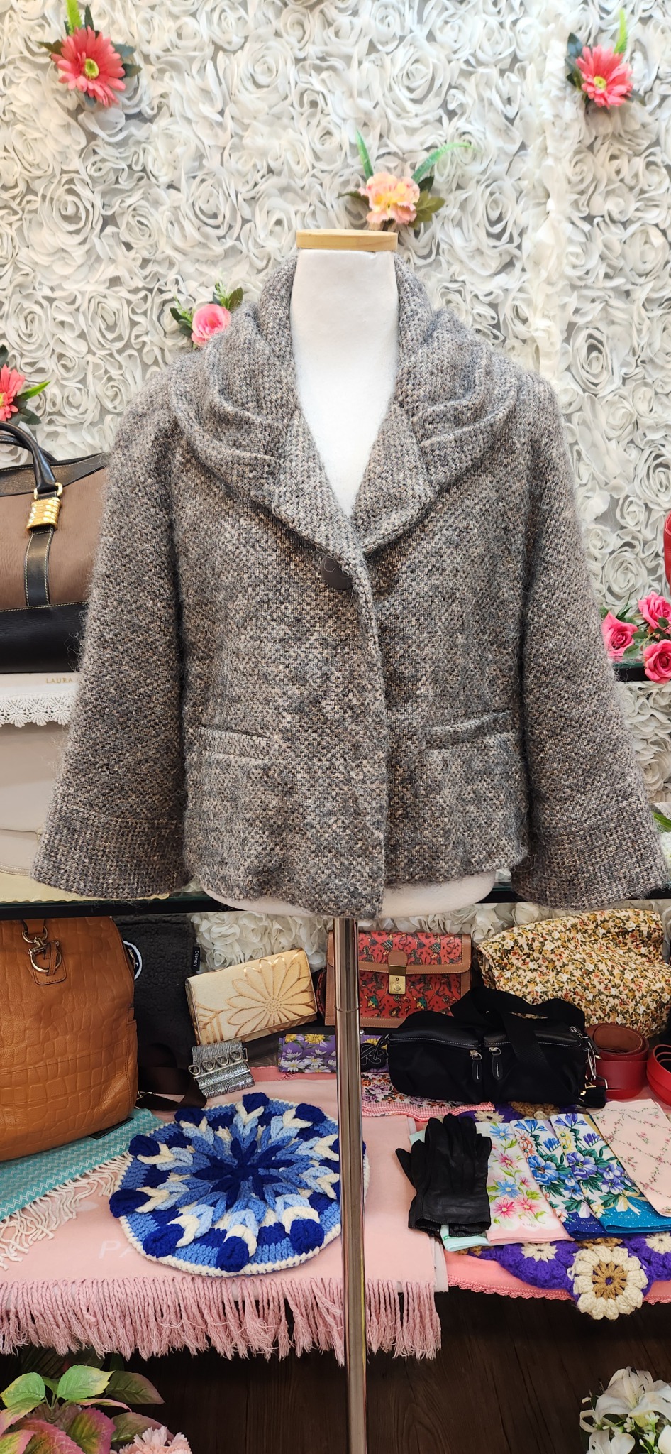 모+모헤아+알파카 고급 자켓(이태리)(55~66)