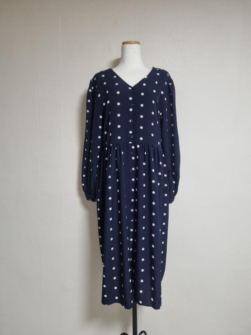 L297루즈핏도트롱원피스