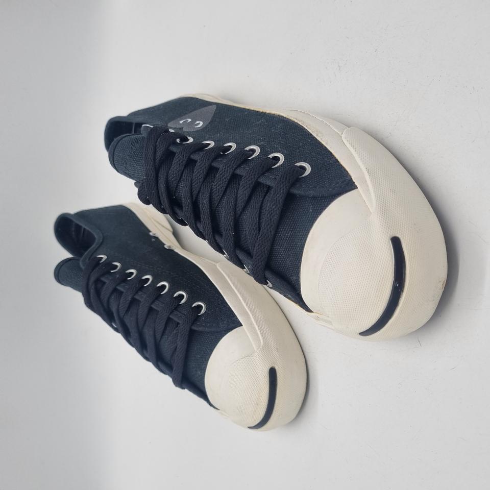 컨버스 X 꼼데가르송 플레이 잭퍼셀 블랙 남성 265mm