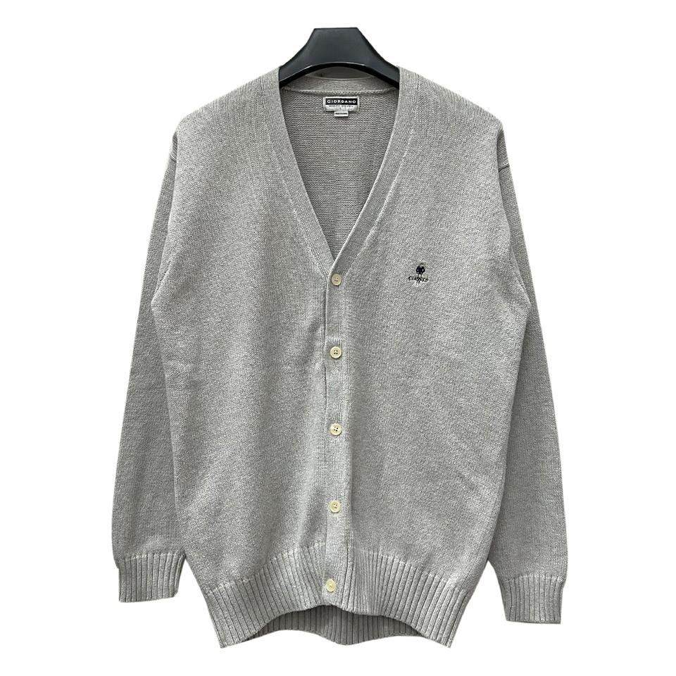 지오다노 클래식 로고 니트 가디건 L