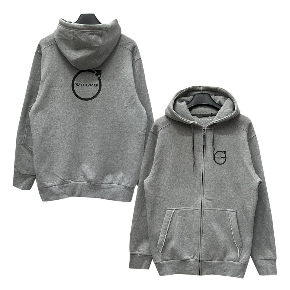 VOLVO 볼보 오피셜 백로고 후드 집업 L