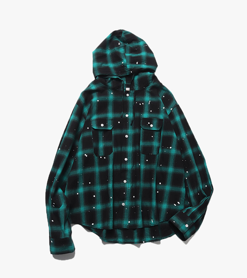 후즈후갤러리 25SS 페인트 셔츠후드