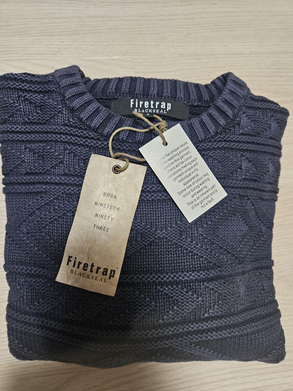 코튼100 남성 니트