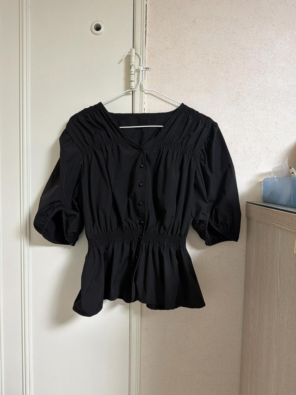 셔링 블라우스m