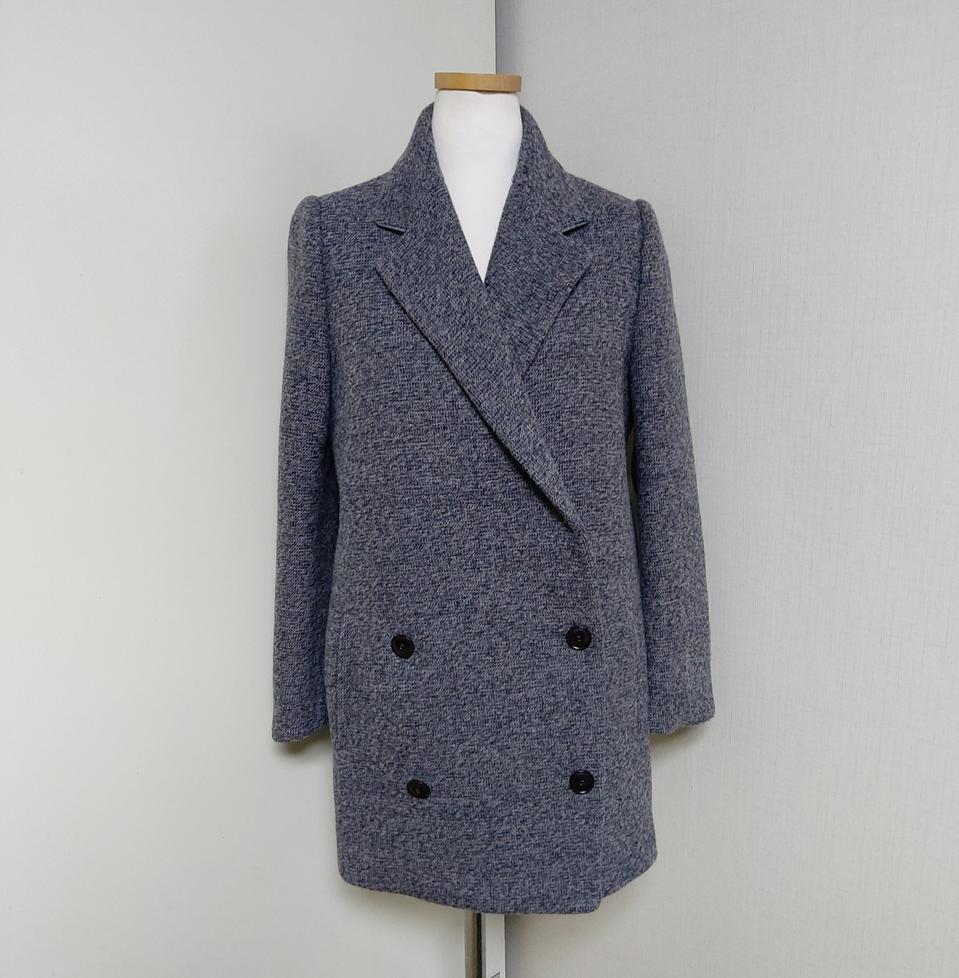 ZOOC 여성 모혼방 더블 코트 (55사이즈)