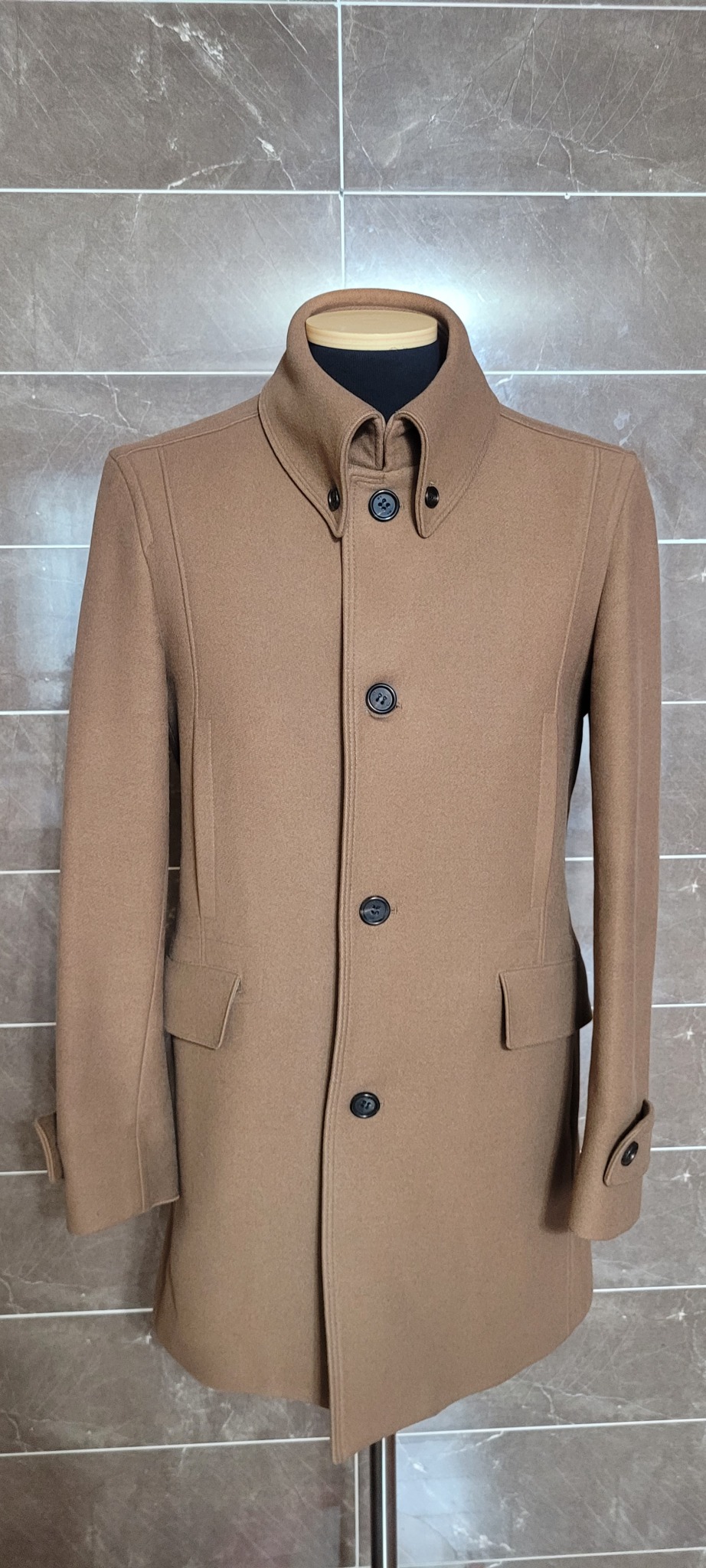 (남성95-날씬100사이즈) MVIO 엠비오 코트,자켓(모90캐시미어10