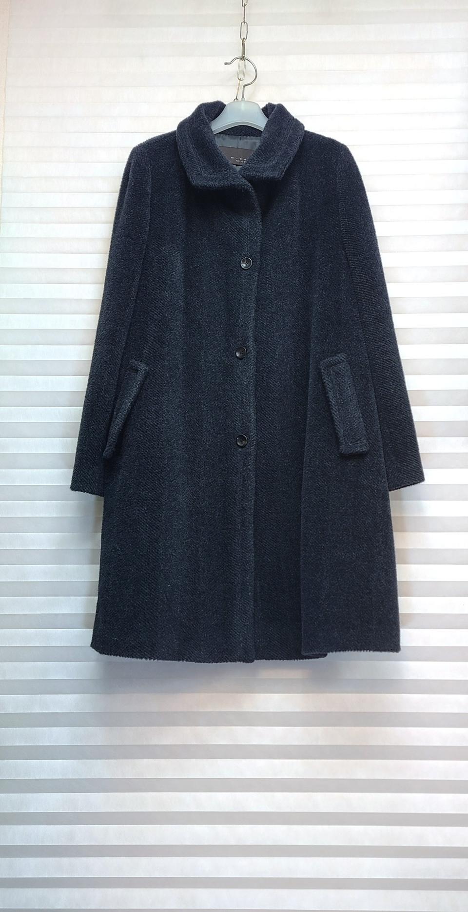 미샤> 울알파카 단정한 코트