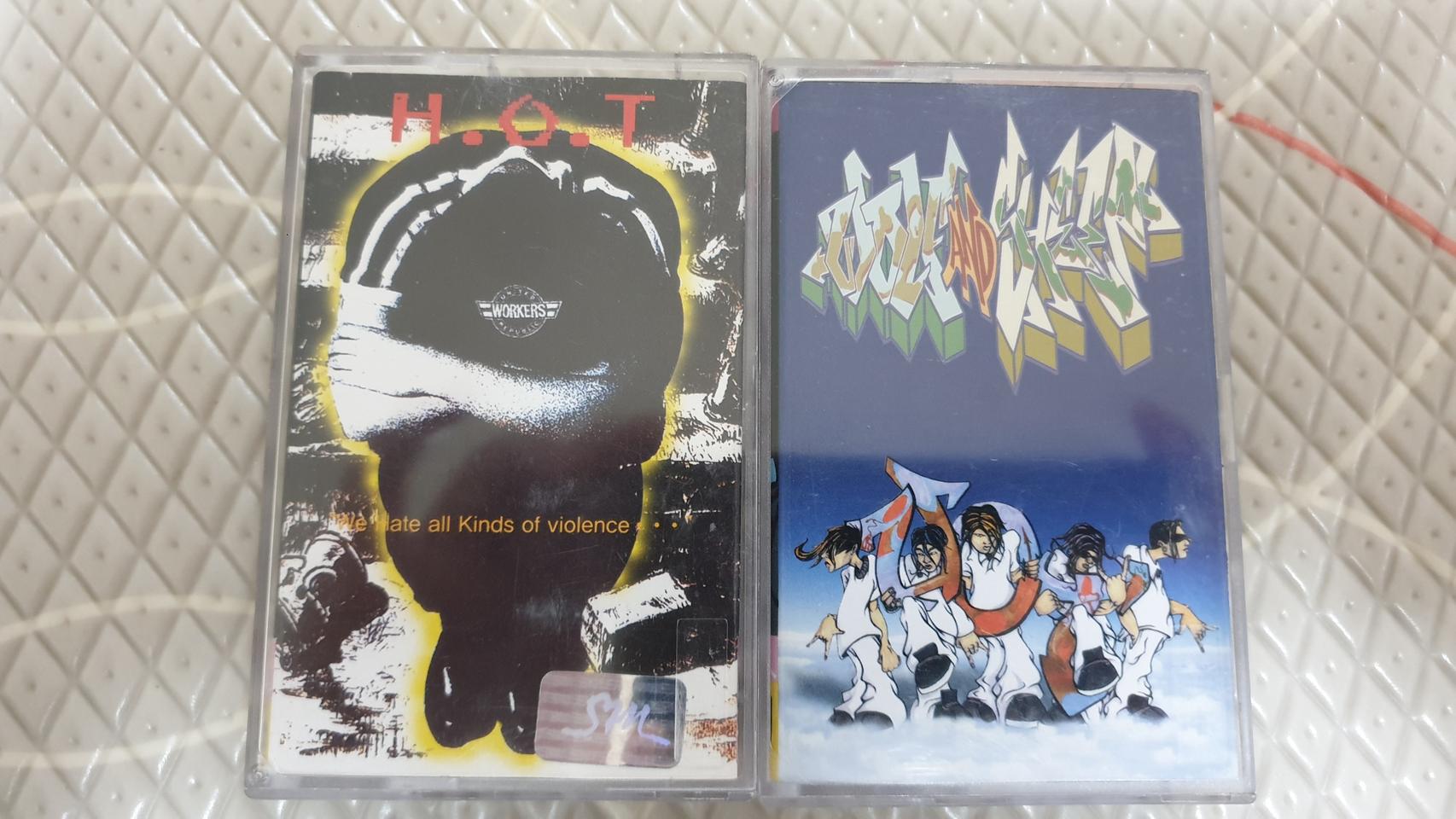 H.O.T (에이치오티)1,2집 카세트테이프 일괄