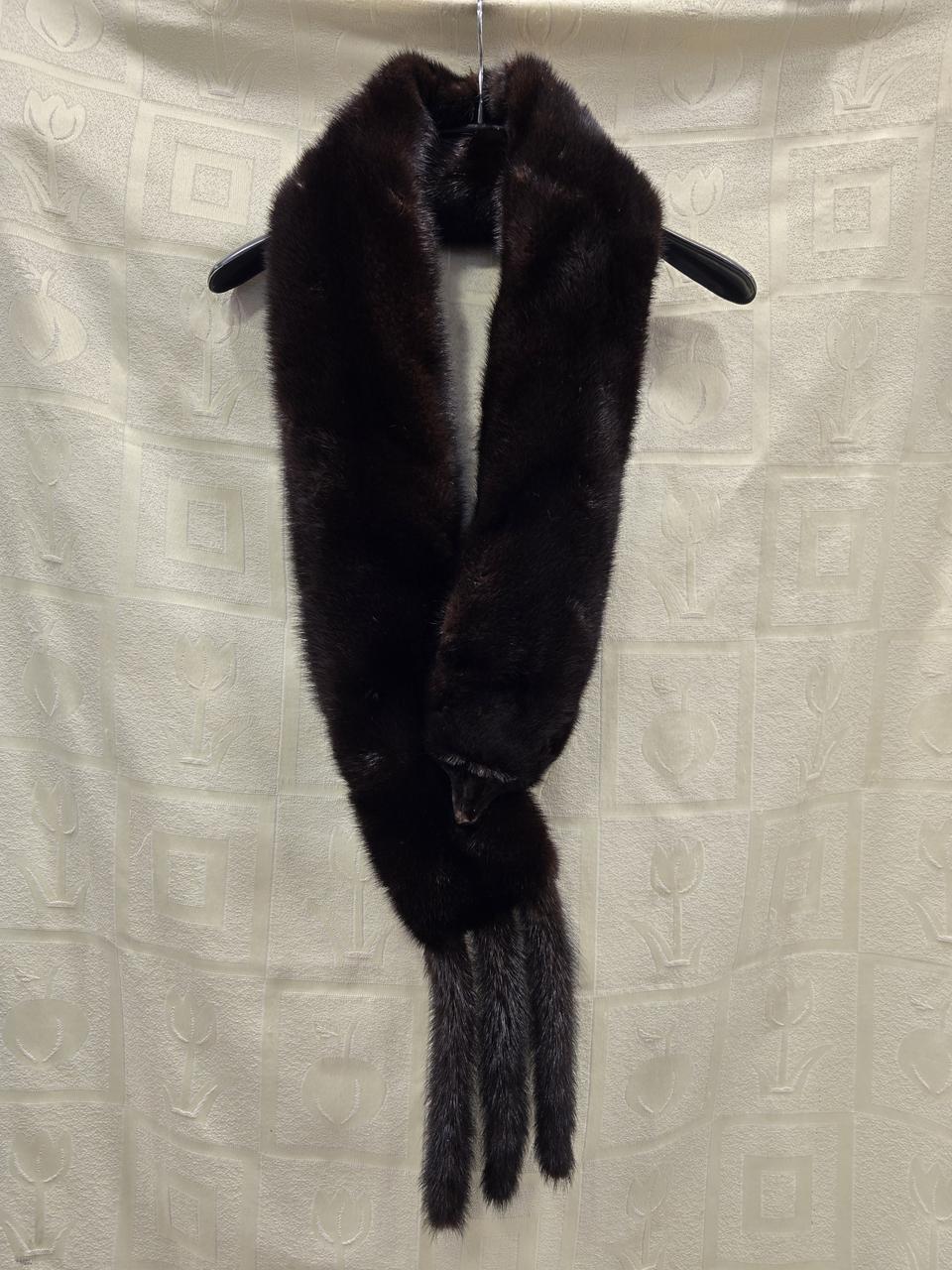 밍크 목도리 집게형