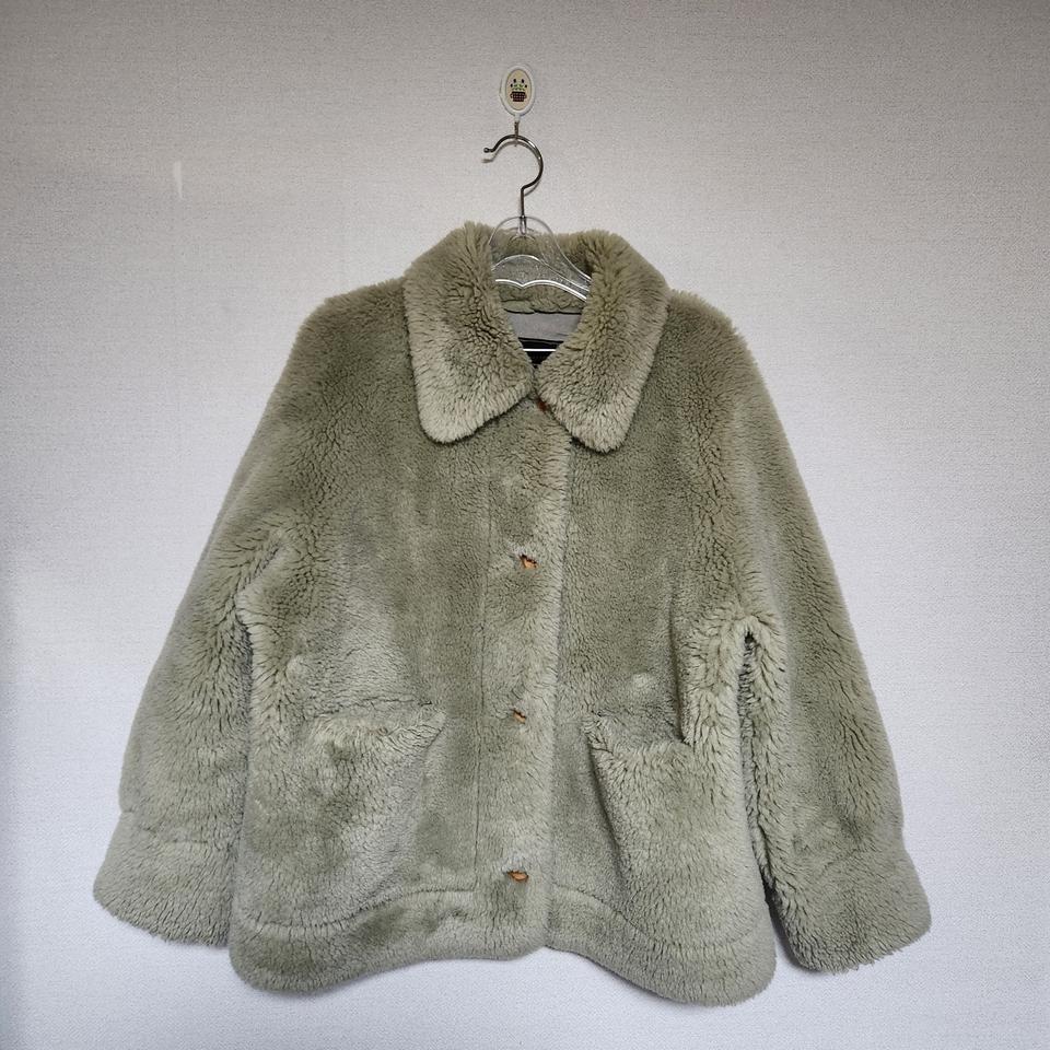 써스데이아일랜드 무스탕 퍼 자켓 M