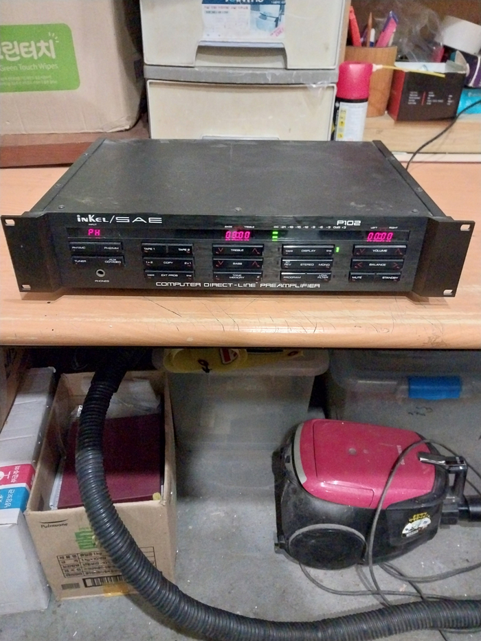 민트급 인켈 SAE P102 프리 앰프/주의 사항