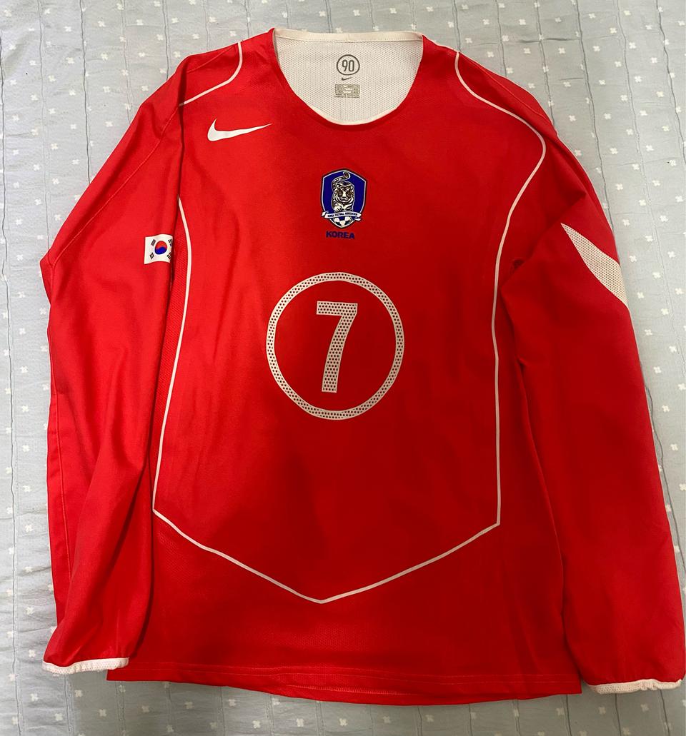 04-06 대한민국 국대 박지성 축구유니폼 선수지급용