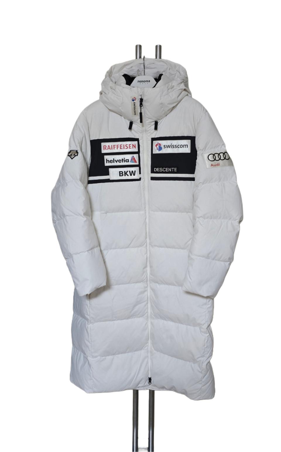 데상트 아우디 오리털 롱패딩/남100