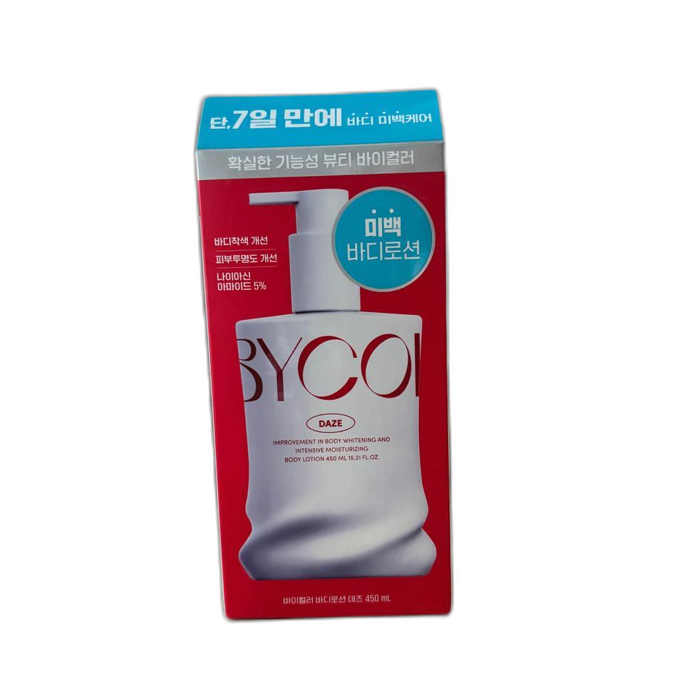 새상품 바이컬러 화이트닝 미백(데즈)바디로션 450ml