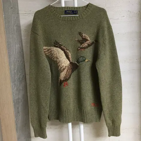 폴로 랄프로렌 남성 청둥오리 램스울 니트 M