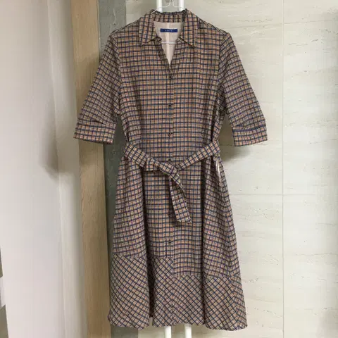 KEITH 키이스 카라 체크 원피스 55