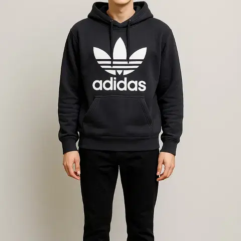 아디다스. 트레포일 후드티셔츠_90