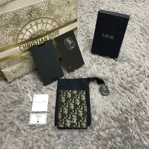 {클로젯}[크림 풀구성]디올 오블리크 오거나이저 카드지갑