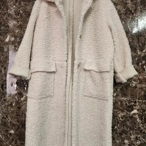 ideal 부클 루즈핏 롱코트 프리