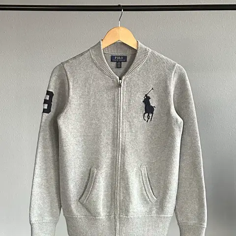 [S]폴로 랄프로렌 빅포니 그레이 니트 집업