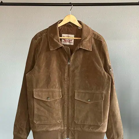 [L]리바이스 Levi's 스웨이드 패디드 봄버 자켓