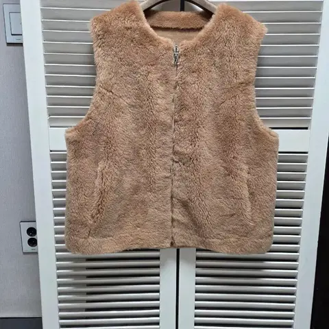 라씨엔토 리버시블 양모100 조끼 88싸이즈