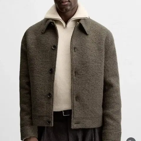 자라 부클 자켓 택채새상품 2024년제품