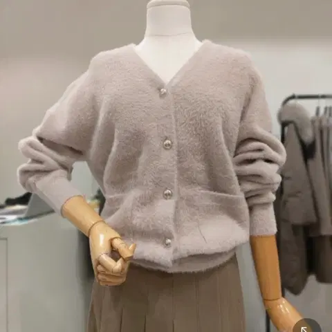 쉬즈미스 헤어리 가디건 2024년제품