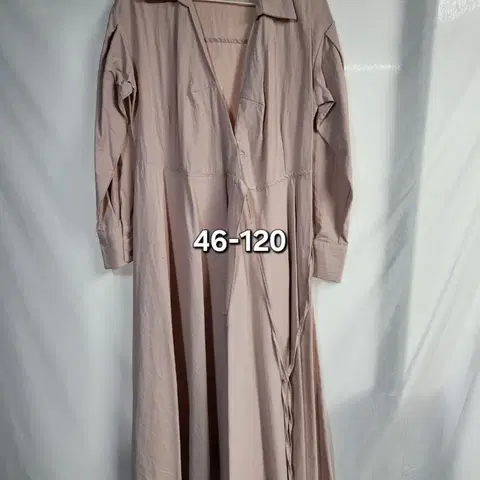 인디핑크 긴팔 원피스 46-120