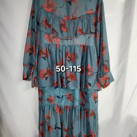 쉬폰 긴팔 원피스 50-115