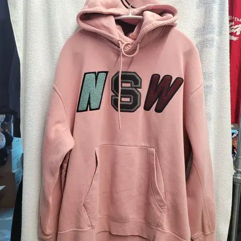 나이키 기모 NSW 후드티 남성 M