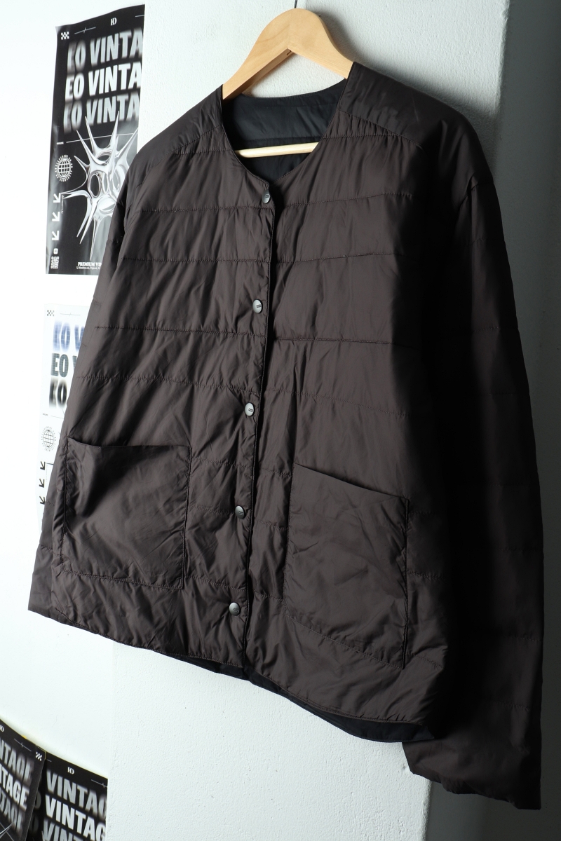 W(F) 스튜디오 톰보이 패딩 점퍼자켓 리버시블 경량 덕다운-162DF