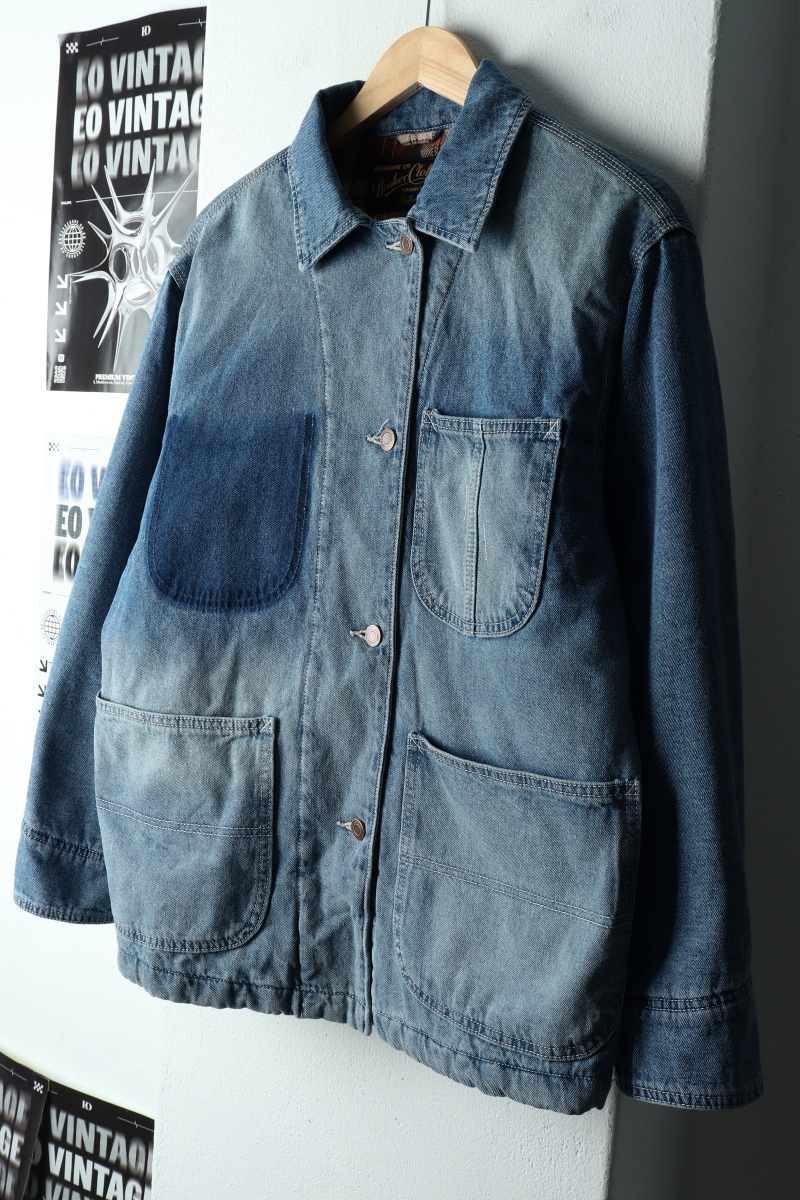 (M) 비이커 집업 바람막이 점퍼자켓 데님 트러커 누빔-162E2