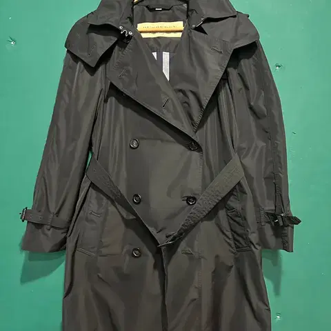 버버리 나일론여성 트렌치코트 uk6