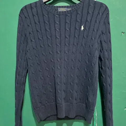 폴로 꽈베기니트 네이비 M