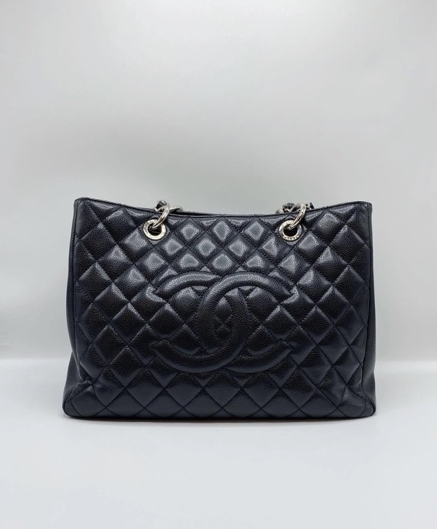 샤넬 블랙 퀼팅 토트백 숄더백