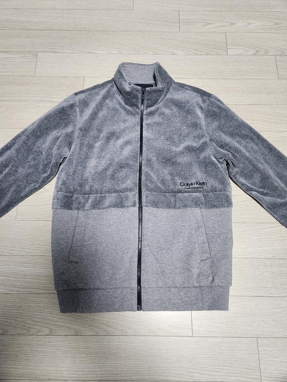 (100)캘빈클라인 퍼포먼스 남성 벨루아 트랙 집업