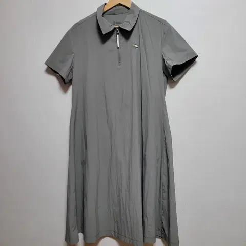 1.내셔널지오그래픽 반팔 셔츠형 원피스 그레이