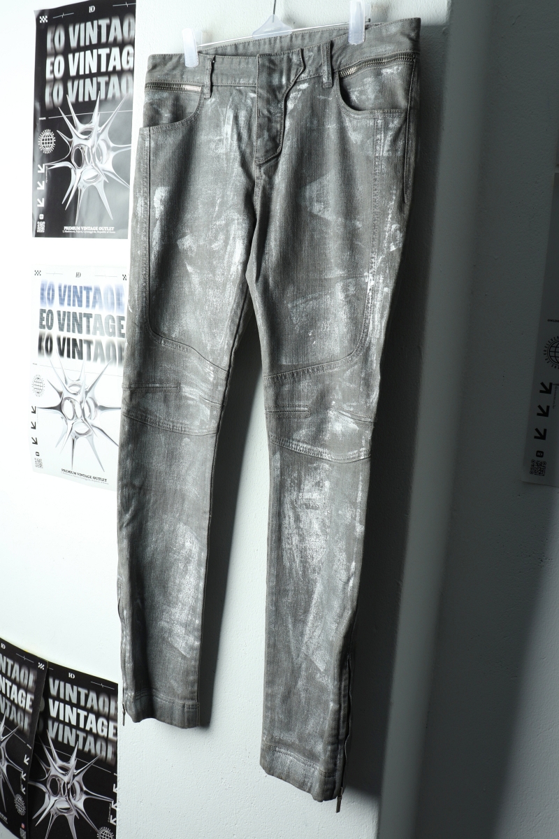 W(L) 시스템 청바지 데님 한섬 바이커 은갈치-22A0